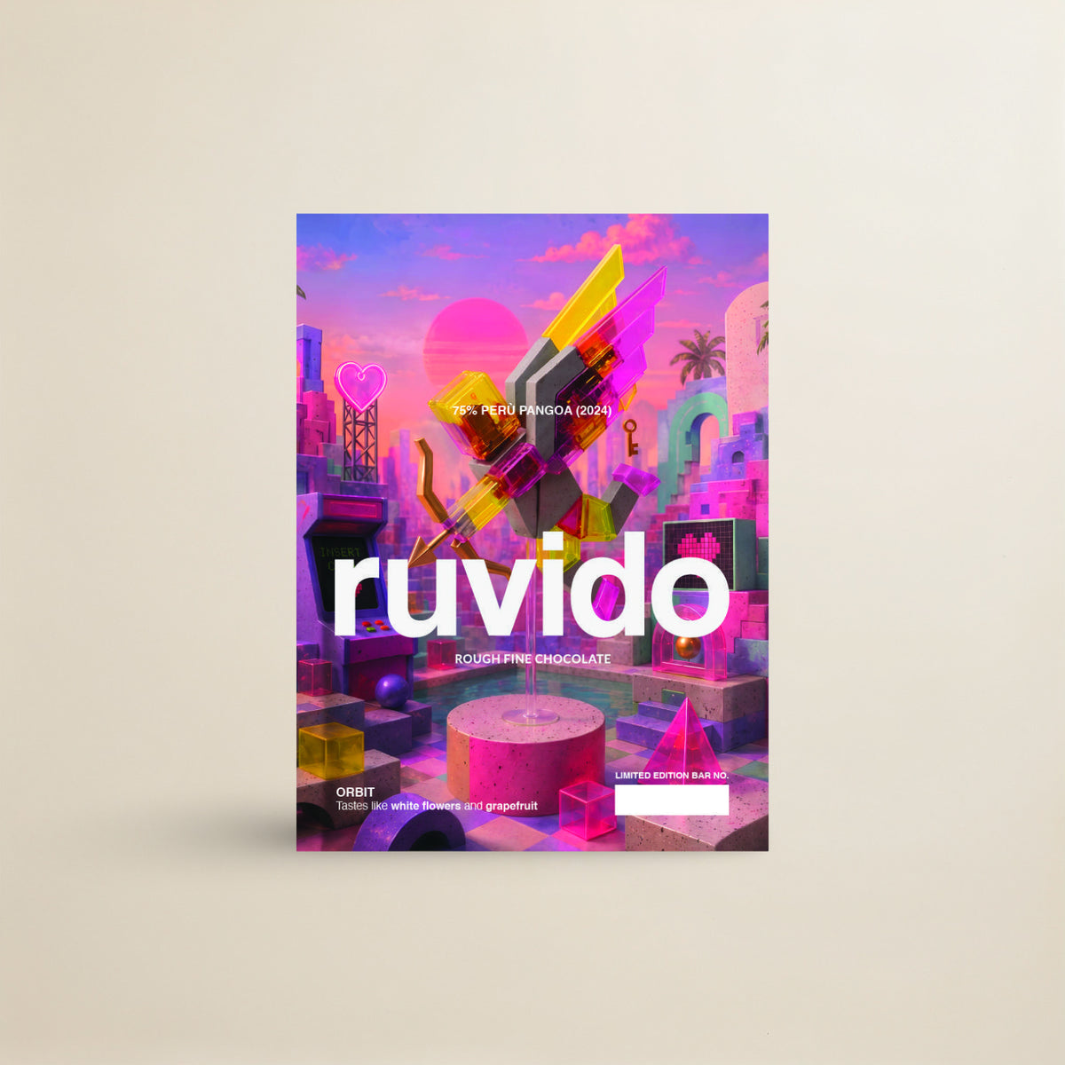 Ruvido Orbit 75% Peru Pangoa chocolate bar