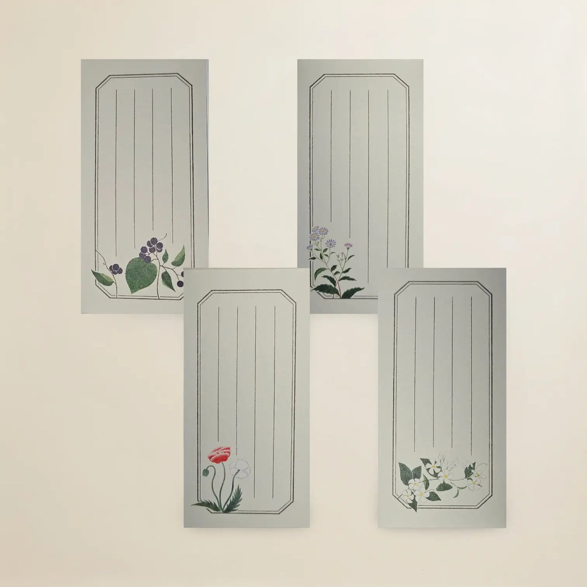 Kanone – Yamato Botanical Atlas Letter Paper (Vertical Lines)