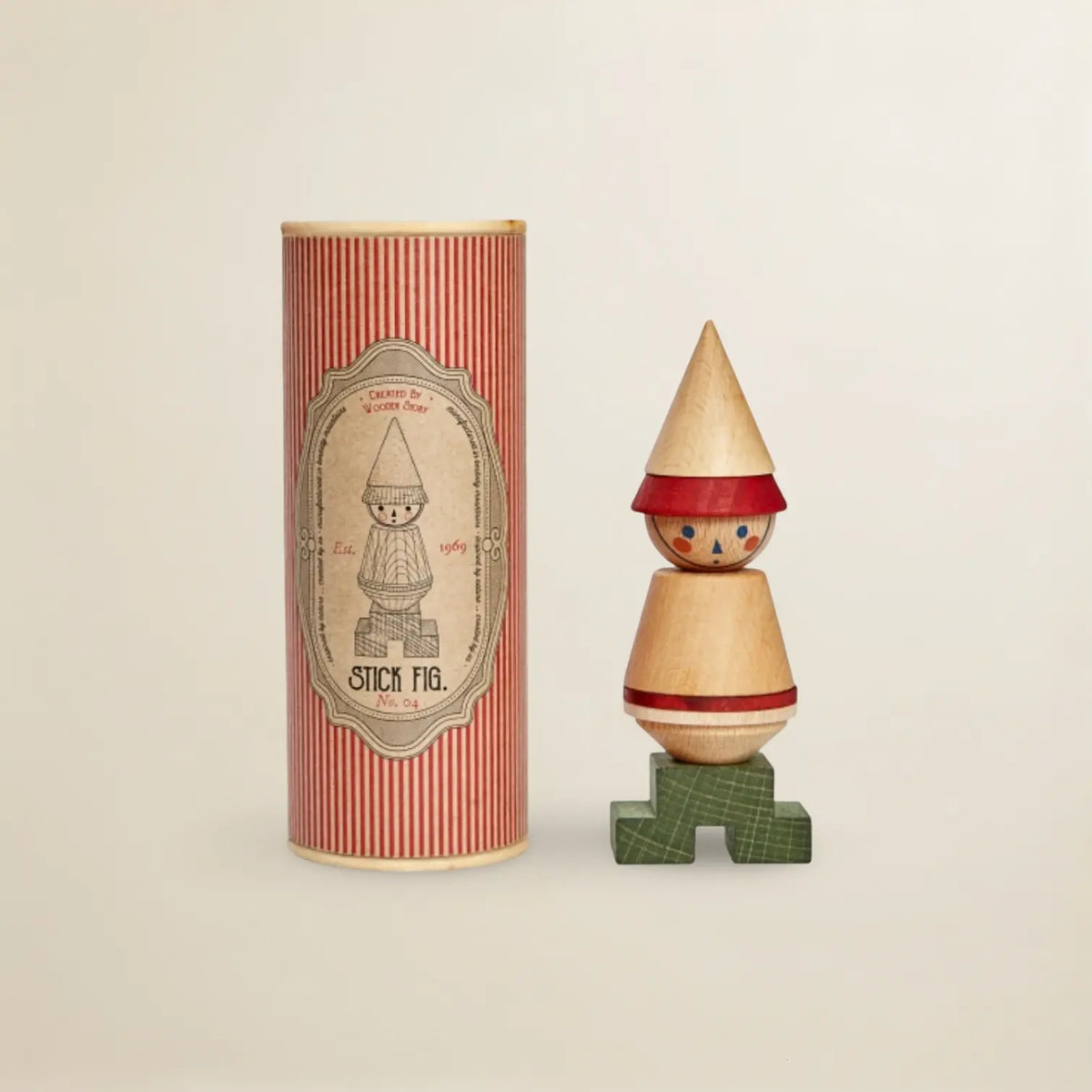 Wooden Story Stick Fig No. 4