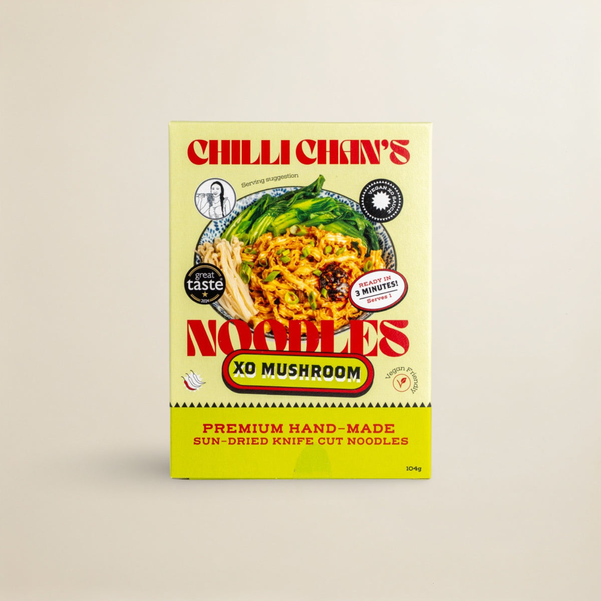 Chilli Chan's XO Knife-Cut Noodles box
