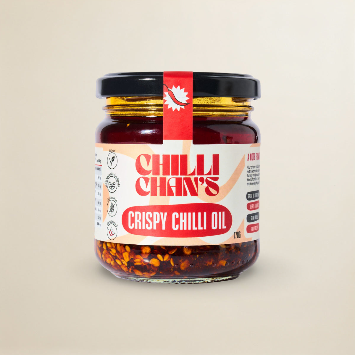 Chilli Chan's Crispy Chilli Oil jar 170g