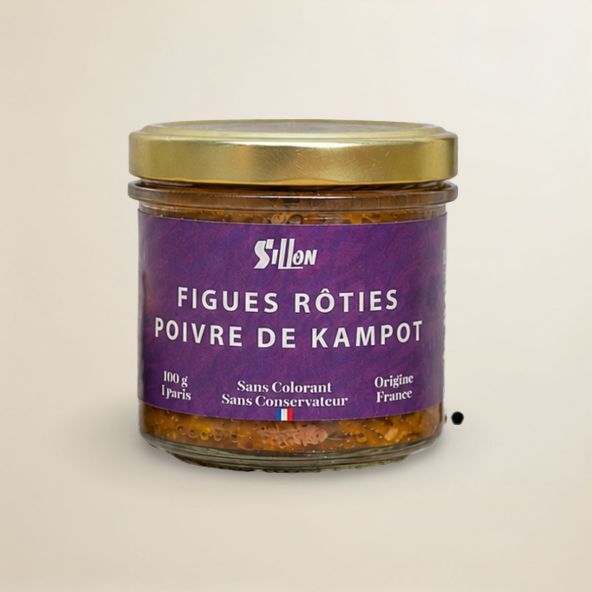 Sillon roasted fig chutney with Kampot pepper