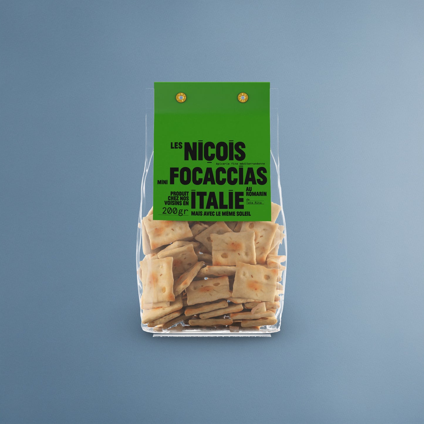 Les Niçois – Mini-focaccias au Romarin