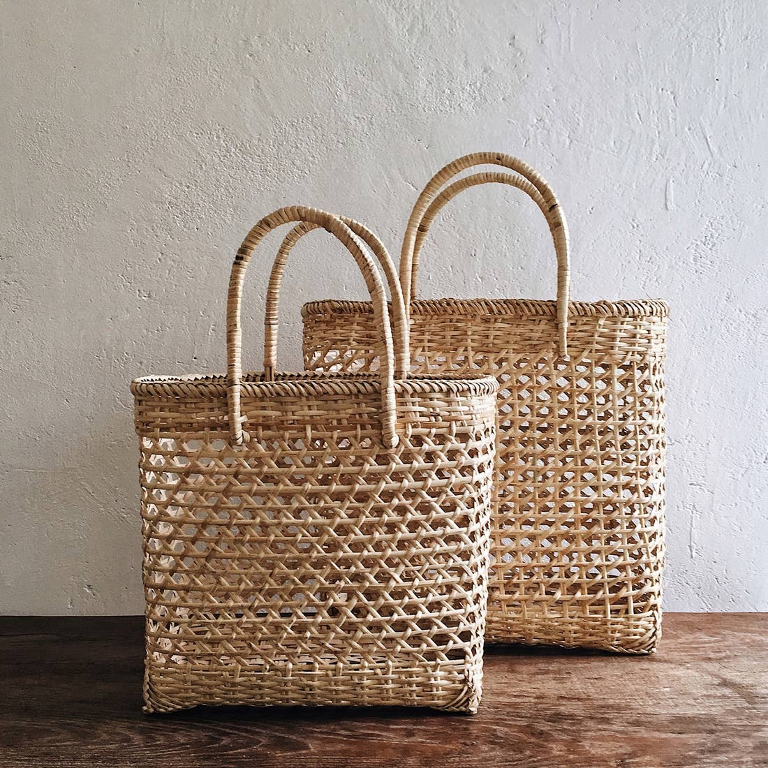 Large woven market basket