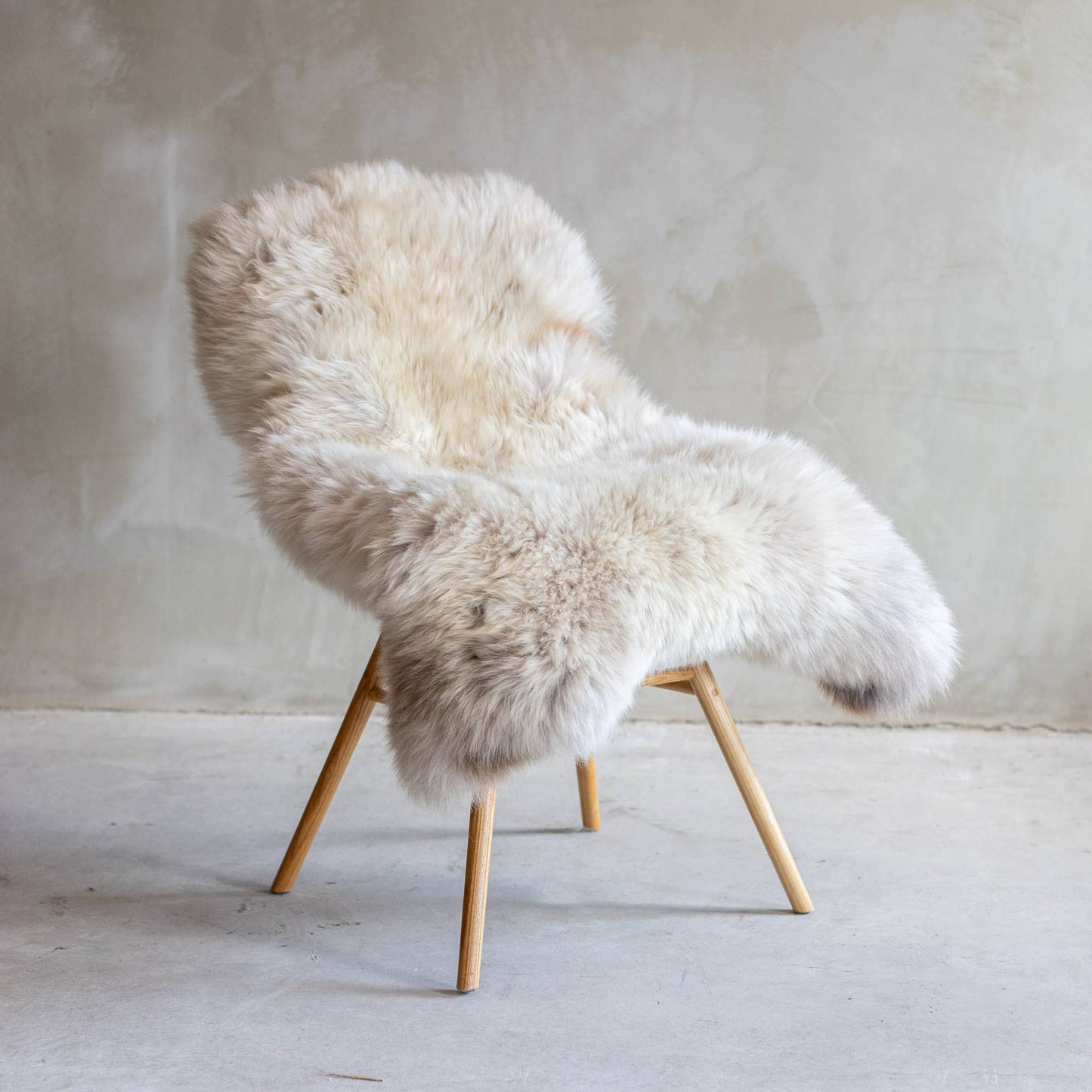 Texel sheepskin mottled