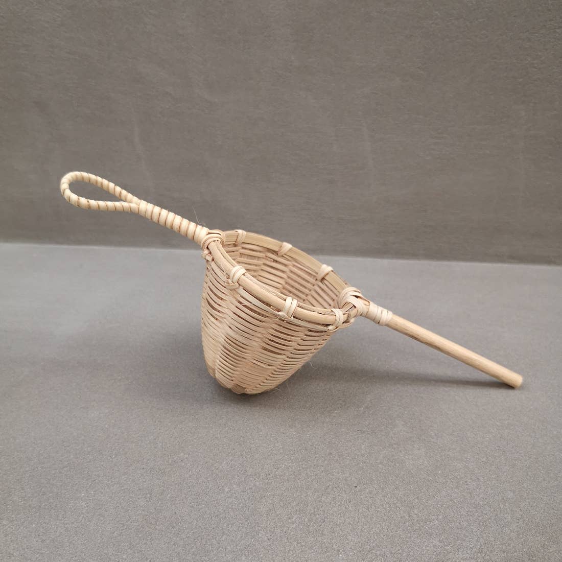 Rattan tea strainer