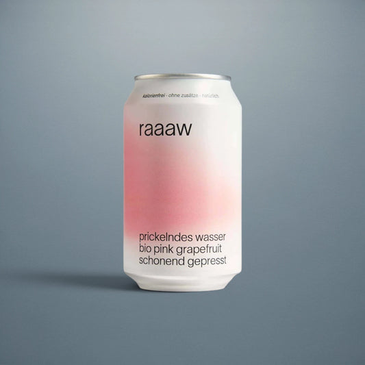 Organic pink grapefruit sparkling water