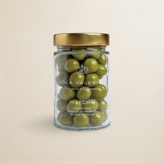 Lola Valerius – Dragées Noisettes Chocolat Matcha