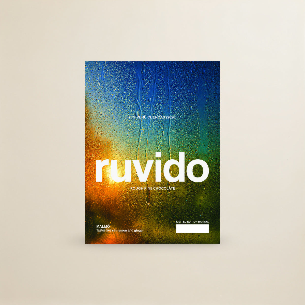 Ruvido Malmo 75% Peru Cuencas chocolate bar