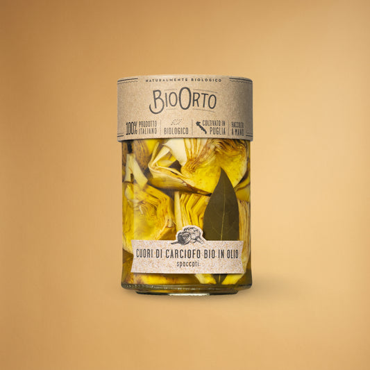 Organic Halved Artichoke Hearts in Oil