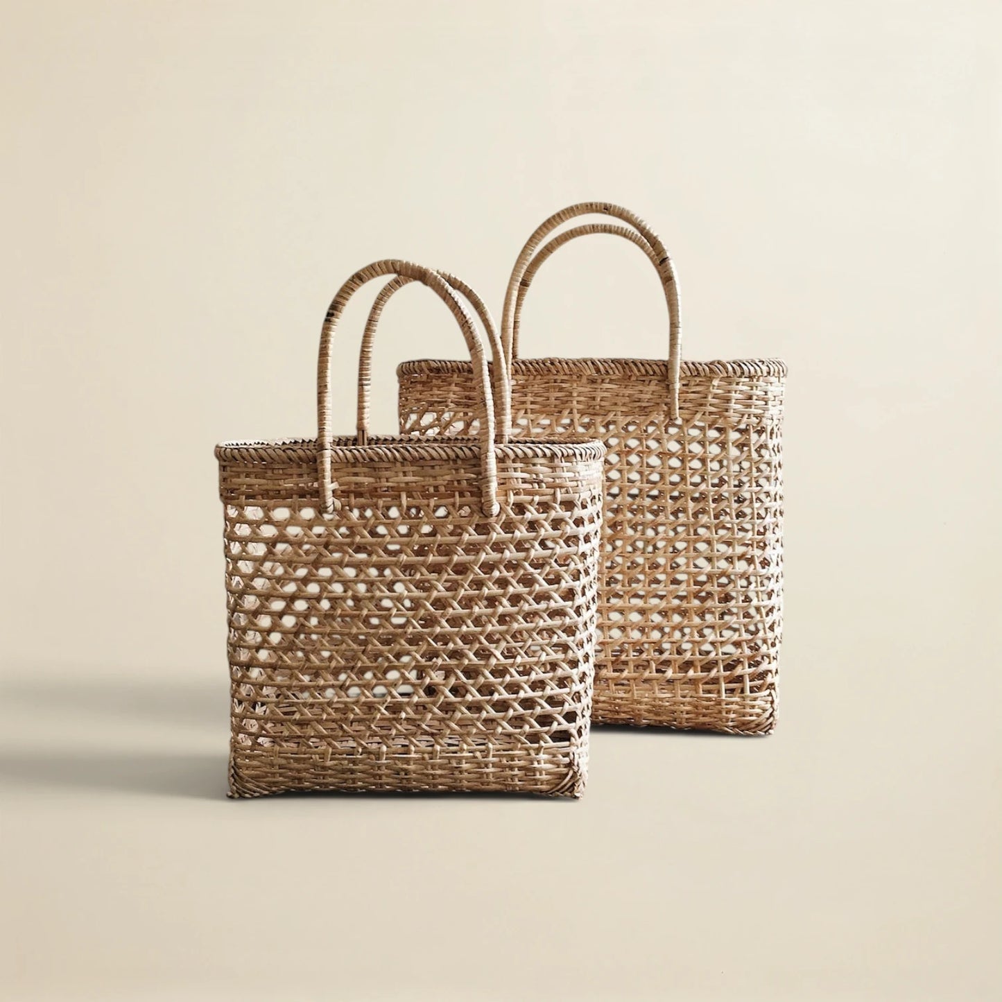 Large woven market basket