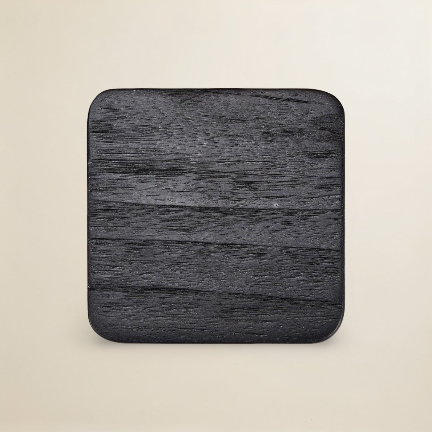 The Material Coaster - Medium Rustic Black