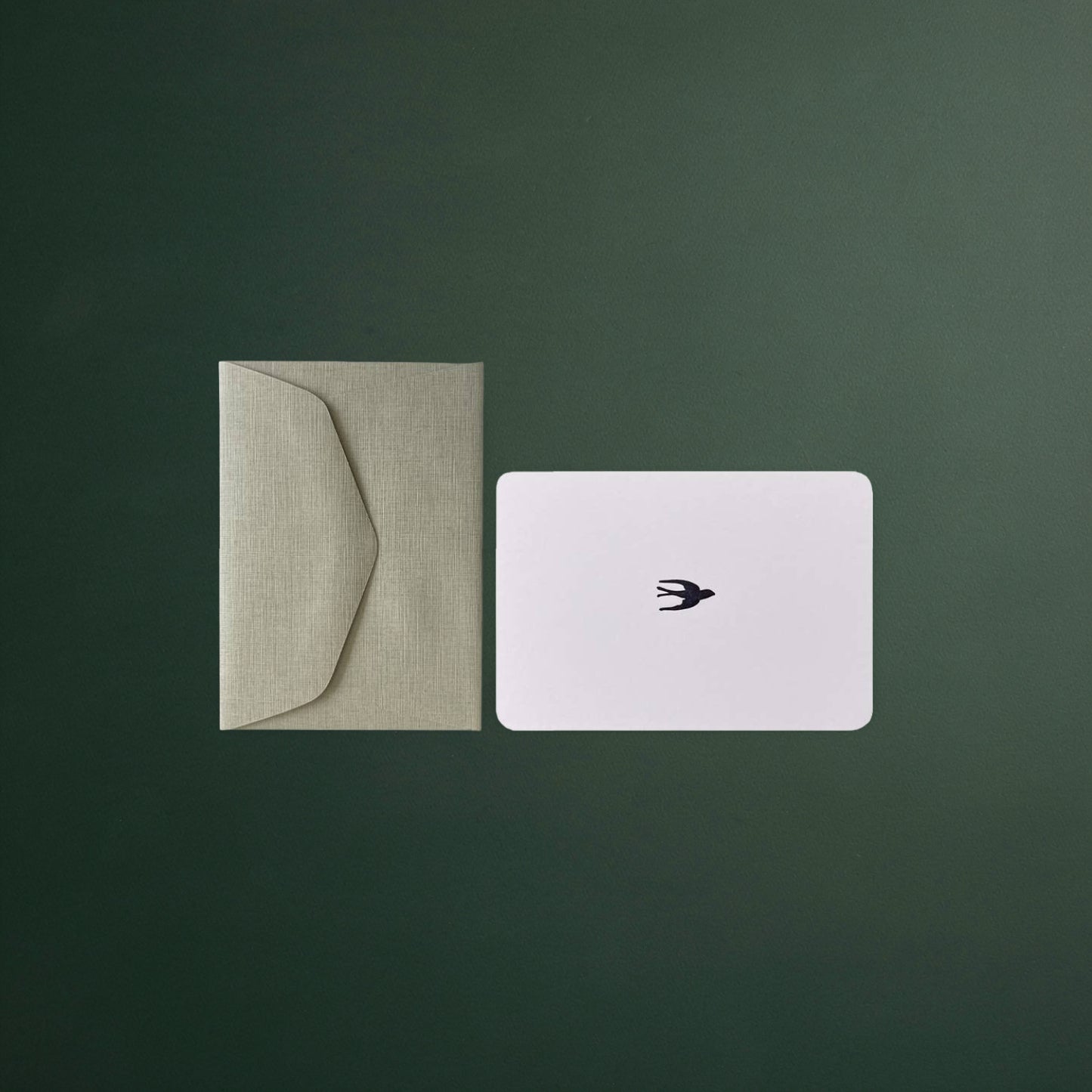 Le Typographe – Swallow Mini Card and Envelope