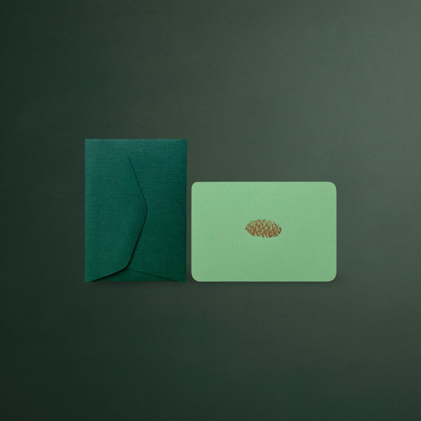 Le Typographe – Pine Cone Mini Card and Envelope
