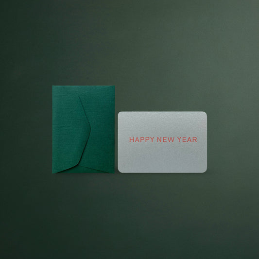 Le Typographe – Mini Card and Envelope, Happy New Year