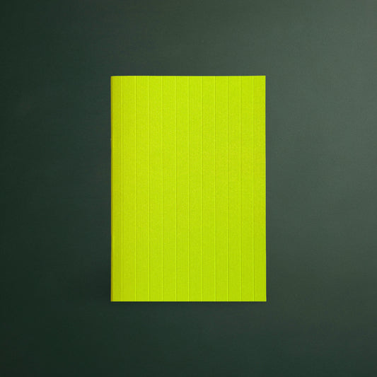 HERR & FRAU RIO – Grid Neon Yellow Notebook