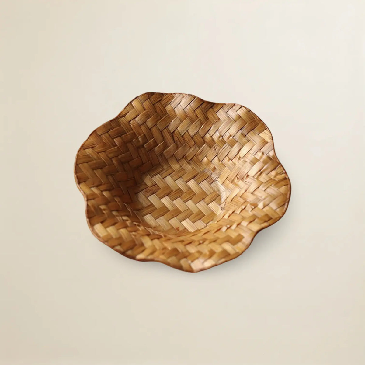Gohobi – Handmade Bamboo & Rattan Coaster (Coaster D)
