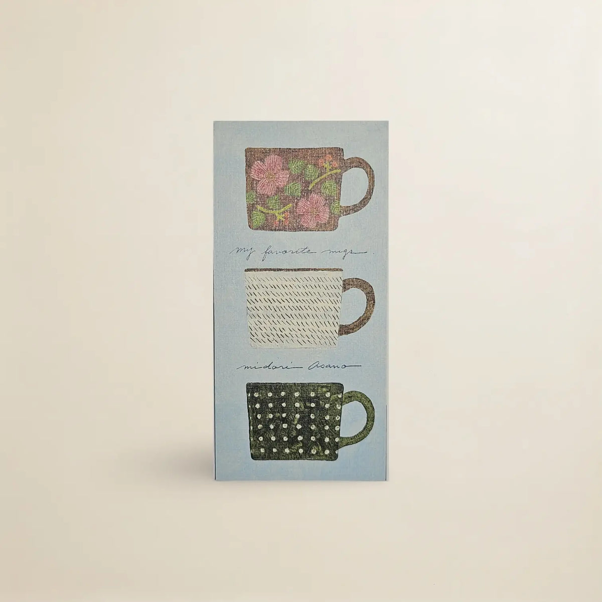Cozyca – My Favorite Mugs Letter Paper by Midori Asano
