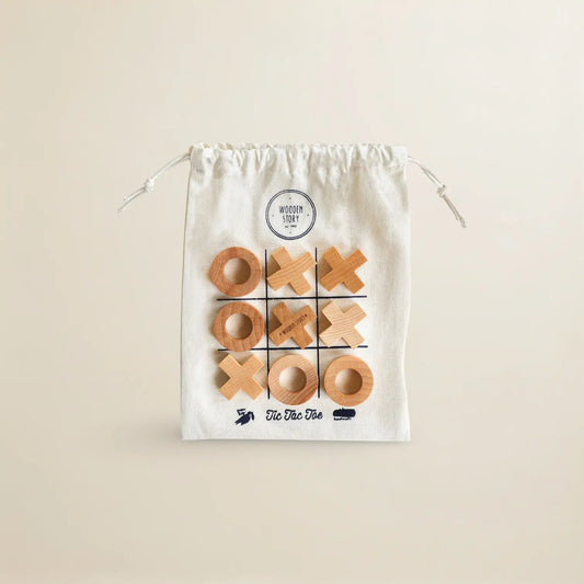 Wooden Story Tic Tac Toe