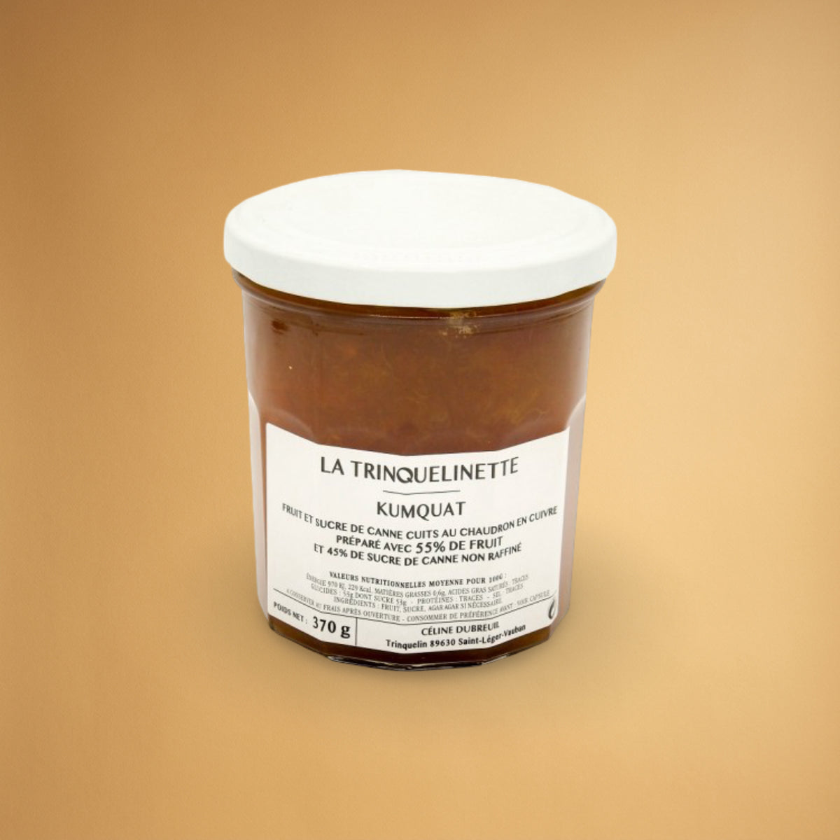 La Trinquelinette Kumquat jam jar