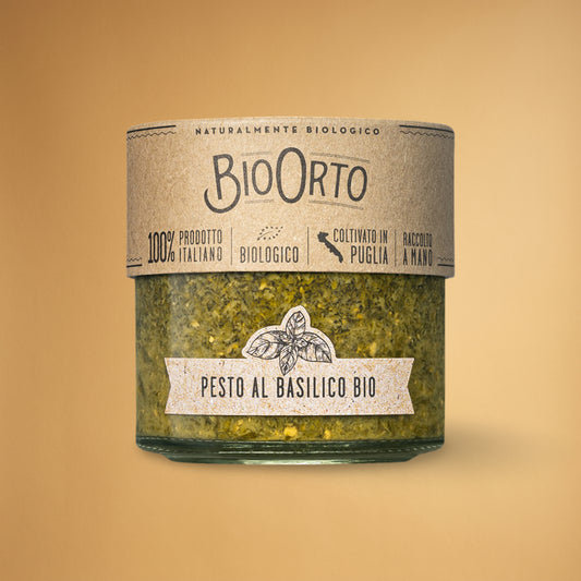 Organic basil pesto