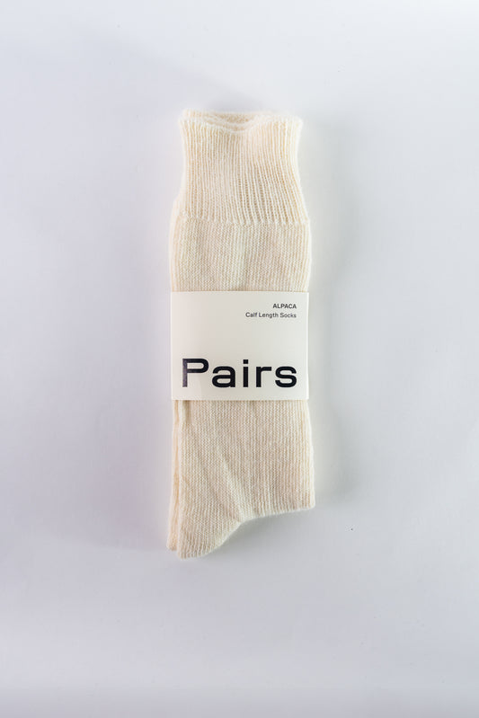 Pairs – Clotted Cream Alpaca Socks