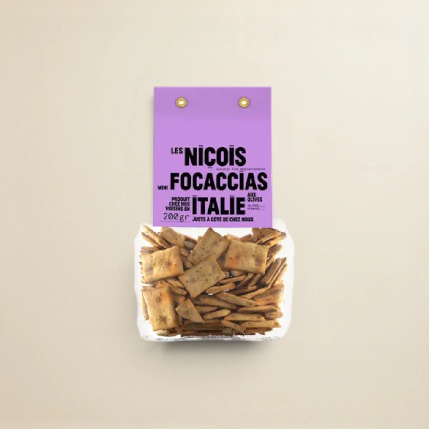 Les Nicois – Mini focaccias aux olives