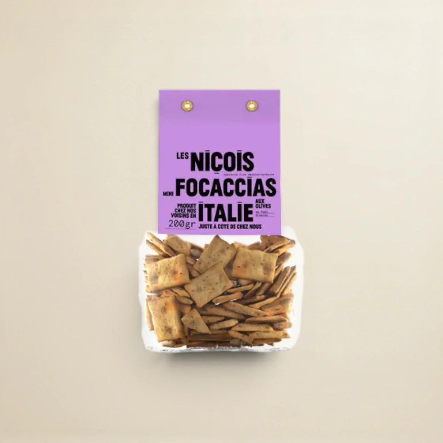 Les Nicois Mini Focaccias aux Olives