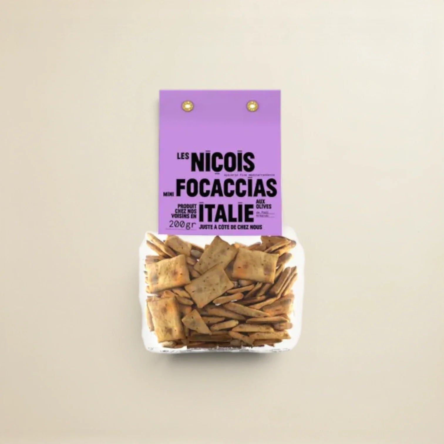 Les Nicois Mini Focaccias aux Olives