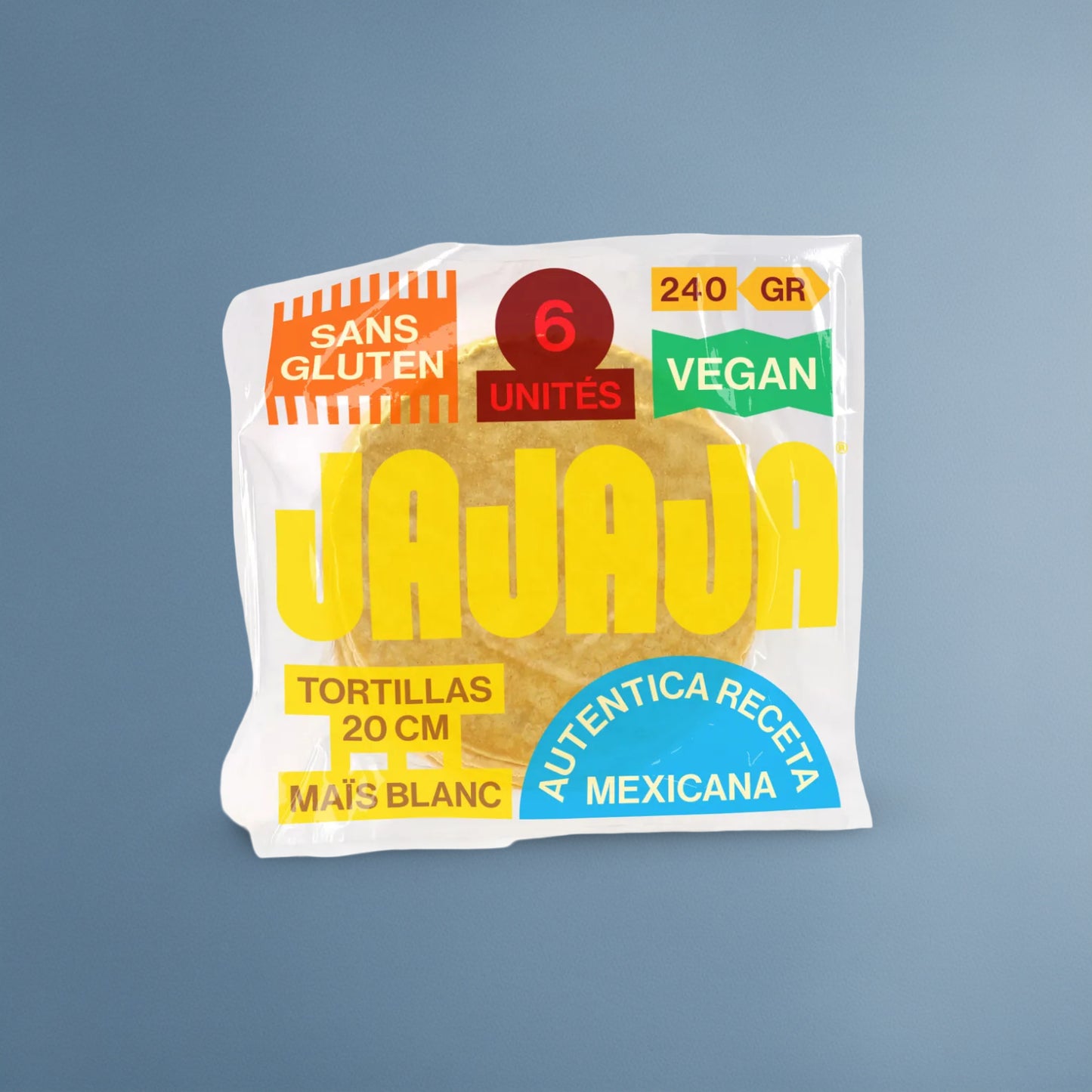 JAJAJA White Corn Tortillas 240g pack of 6