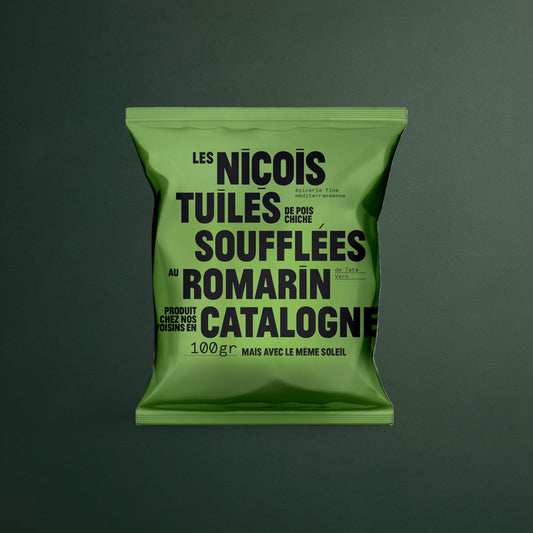 Les Niçois – Tuiles Soufflées de Pois Chiches au Romarin