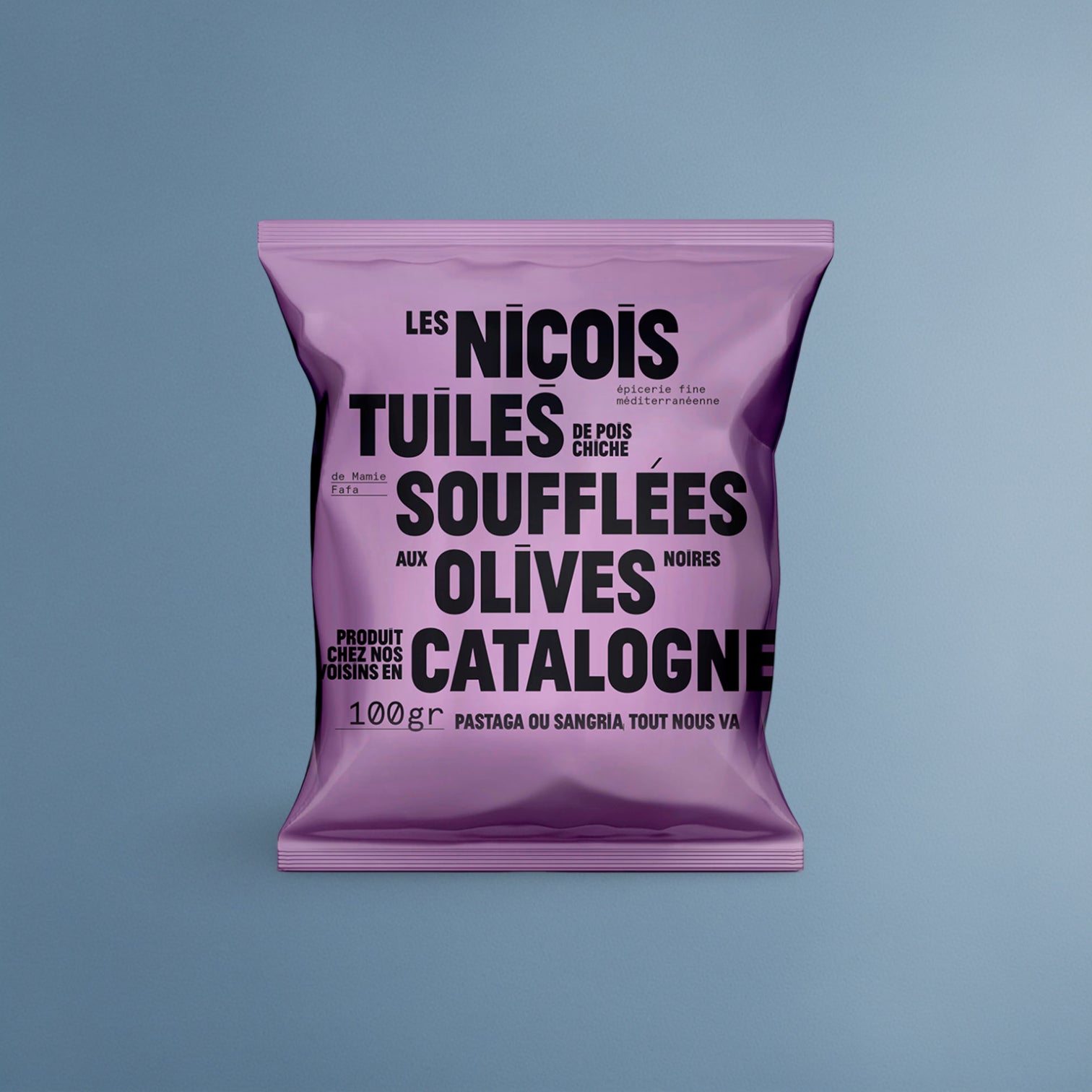 Les Niçois – Tuiles Soufflées de Pois Chiches à l'Olive