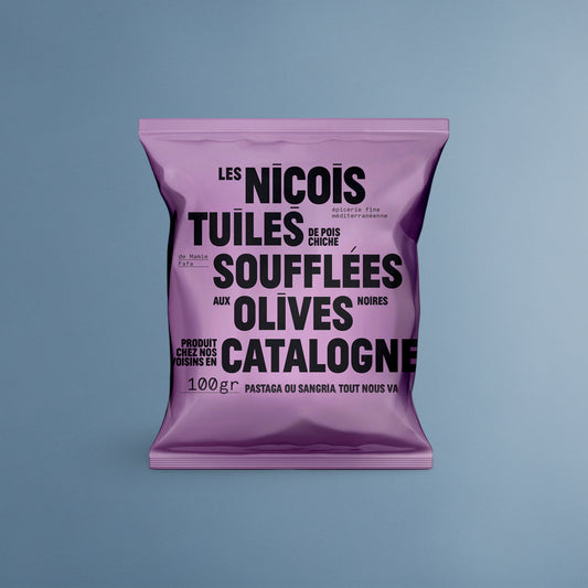 Les Niçois – Tuiles Soufflées de Pois Chiches à l'Olive