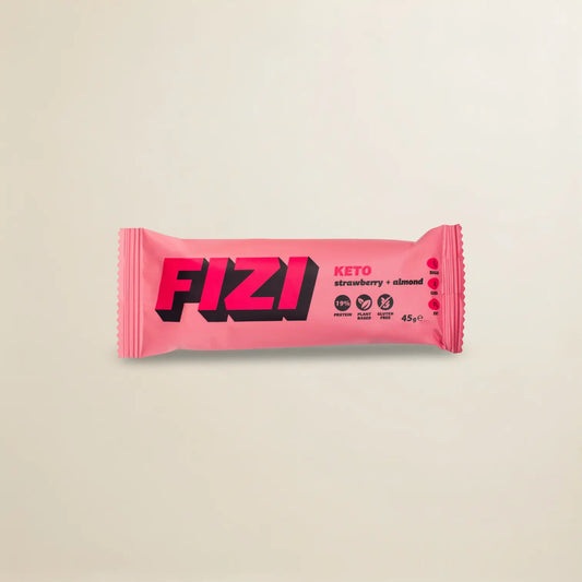 FIZI – Keto Bar Strawberry + Almond (45g)
