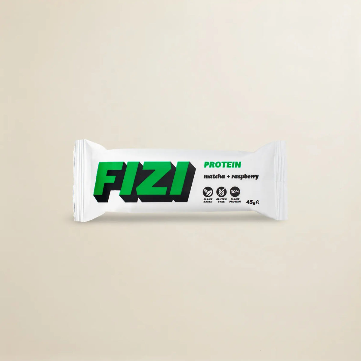 FIZI – Protein Bar Matcha + Raspberry (45g)