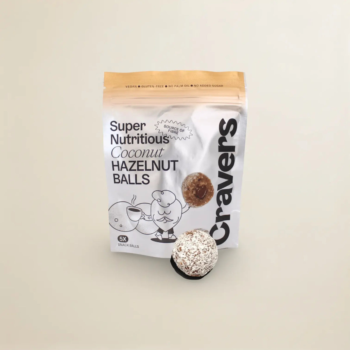 Cravers Coconut Hazelnut Energy Balls