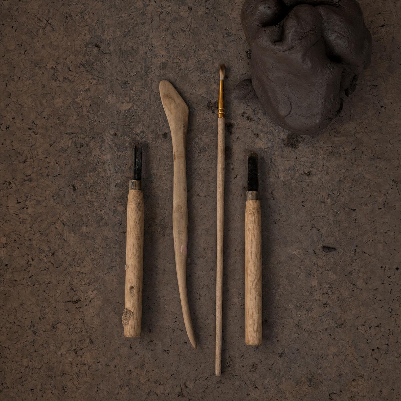 Shaping Clay – Artist Atelier by Lib Shkupolli