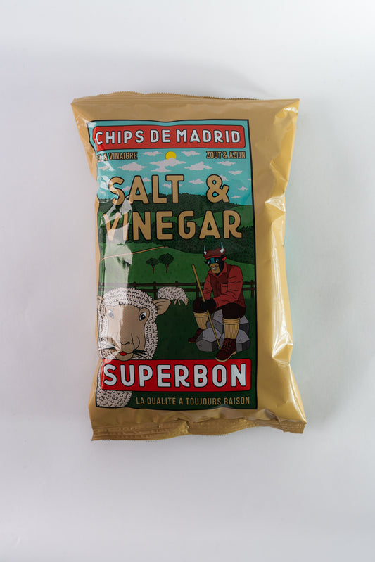 Vinegar & Salt Chips 135g - Superbon
