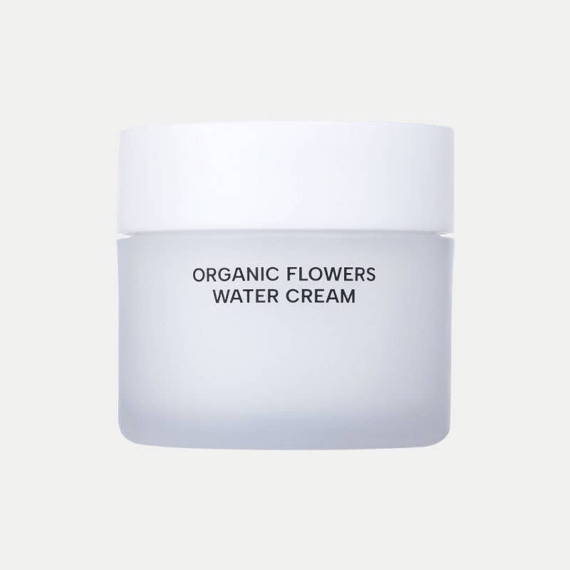 Moisturizing cream with fermented organic flowers
